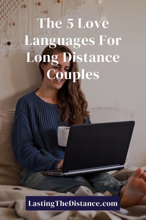incorporating a love language into your long distance relationship pinterest image