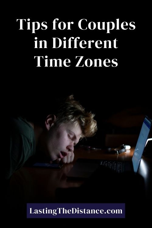 tips for dealing with long distance relationships in different time zones pinterest image