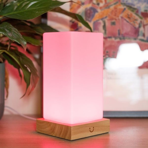 tower design friendship lamp by luvlink that lighting up in red