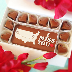 i miss you chocolates