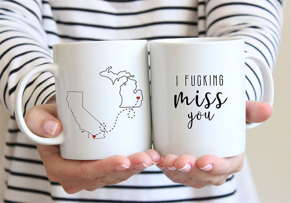 i fucking miss you coffee mug