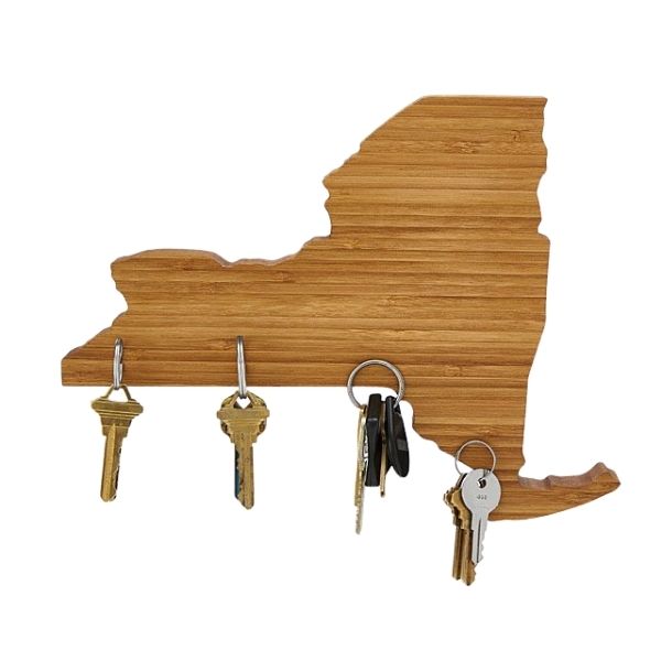 Wooden States of America Magnetic Key Holder by Ben & Christen Aroh