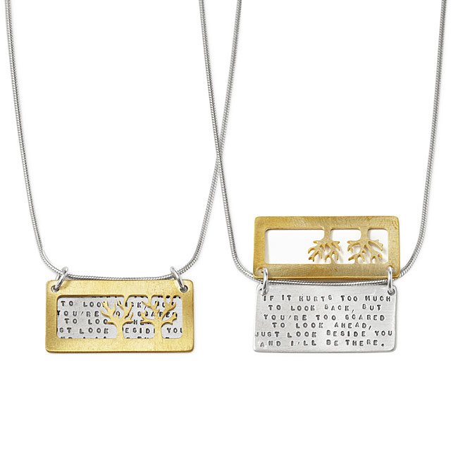 Unique best clearance friend necklaces