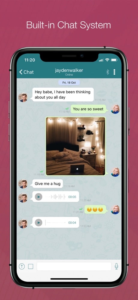 vibease app chat feature