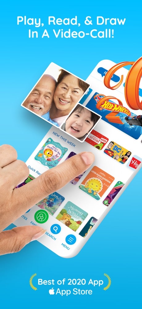 caribu reading app for grandparents and grandkids