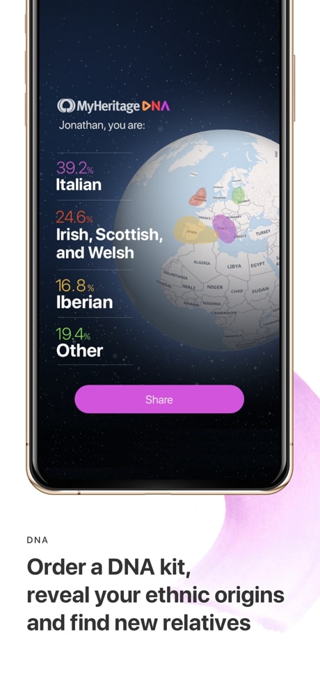 myheritage app for dna tests