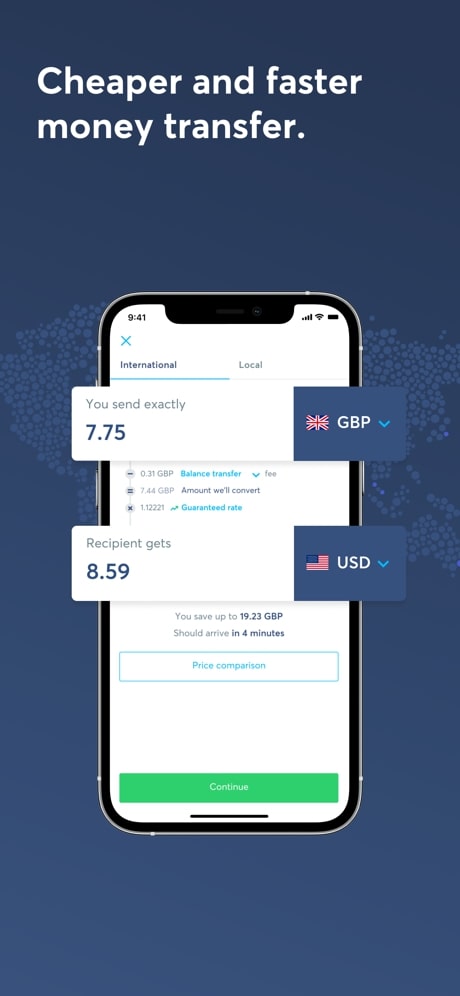 wise money transfer app