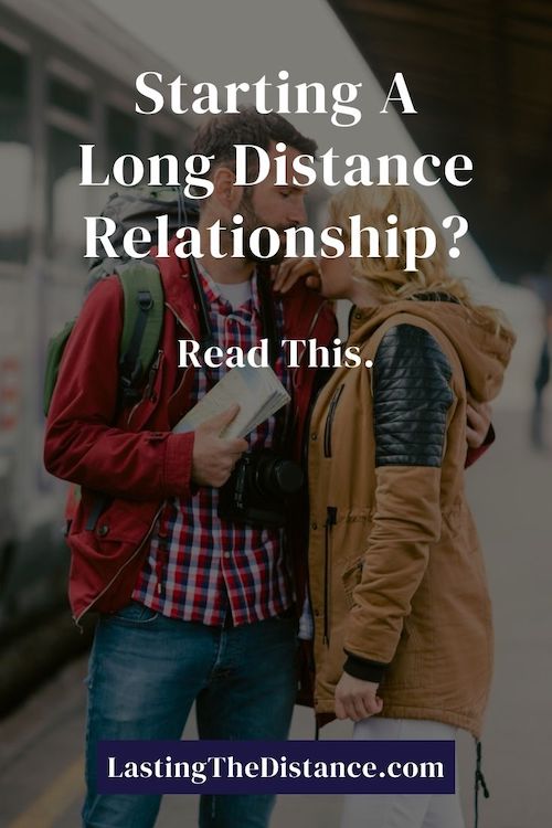 starting a long distance relationship pin image