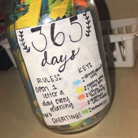 diy 365 day note jar