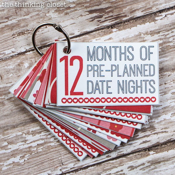 long distance date nights flip book diy gift