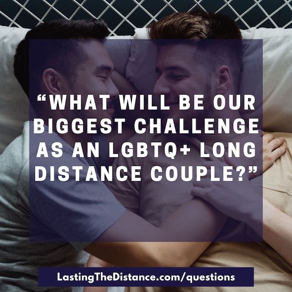 Questions pour les couples homosexuels vivant à distance