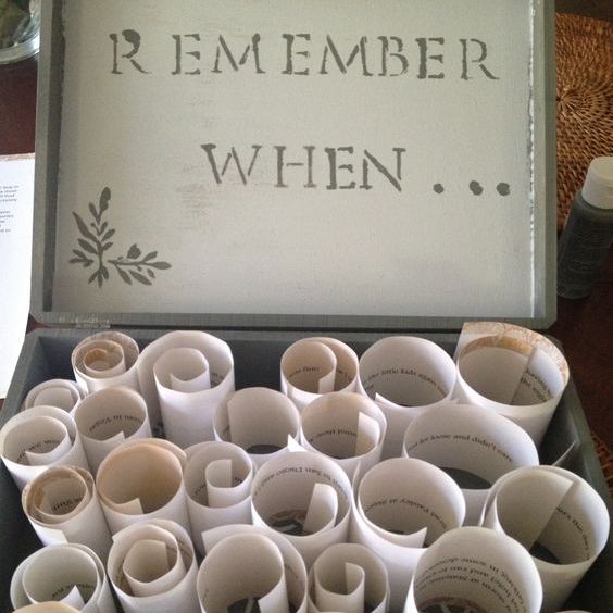remember when diy memory box for couples