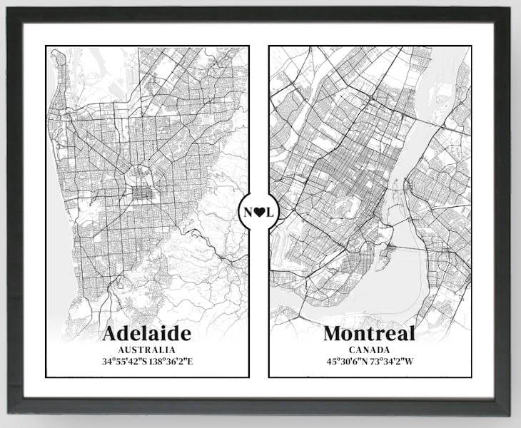 two in one city maps by mapness