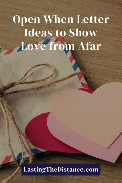 open when love letter ideas