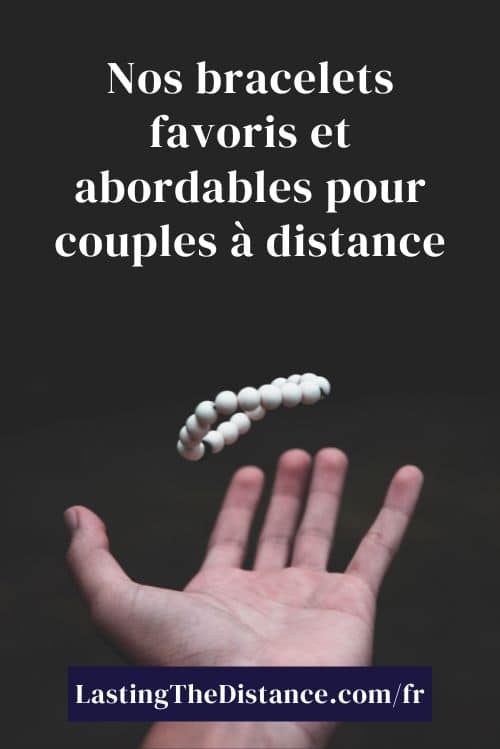 bracelets pour couples à distance image pinterest