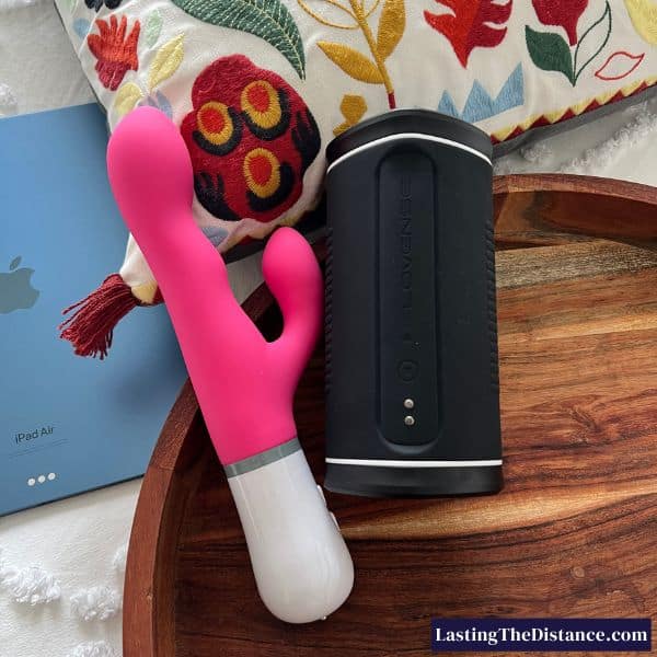 calor and nora couples sex toys set by lovense