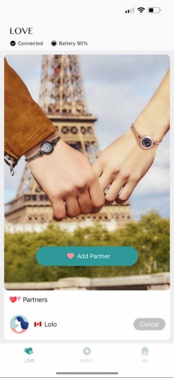 Capture d'écran de totwoo partner connect en attente de l'acceptation de l'invitation par le partenaire