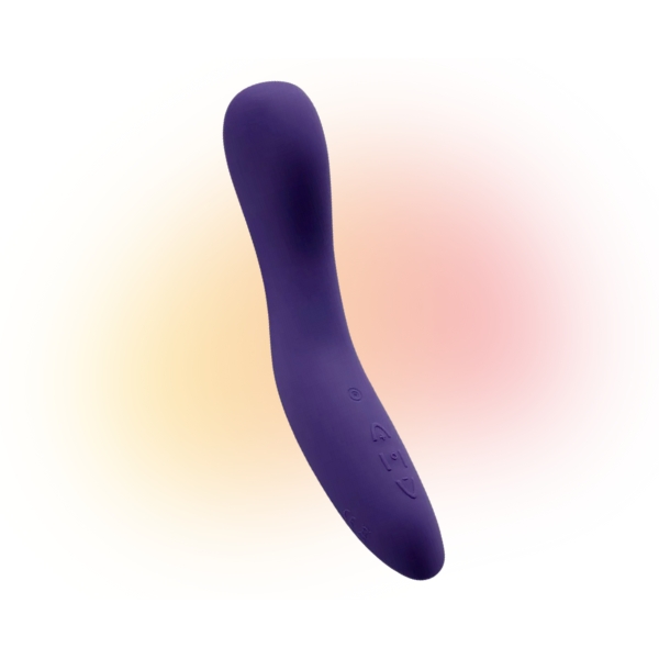 Purple Rave de we-vibe est un vibrateur télécommandé axé sur la stimulation du point guttural.